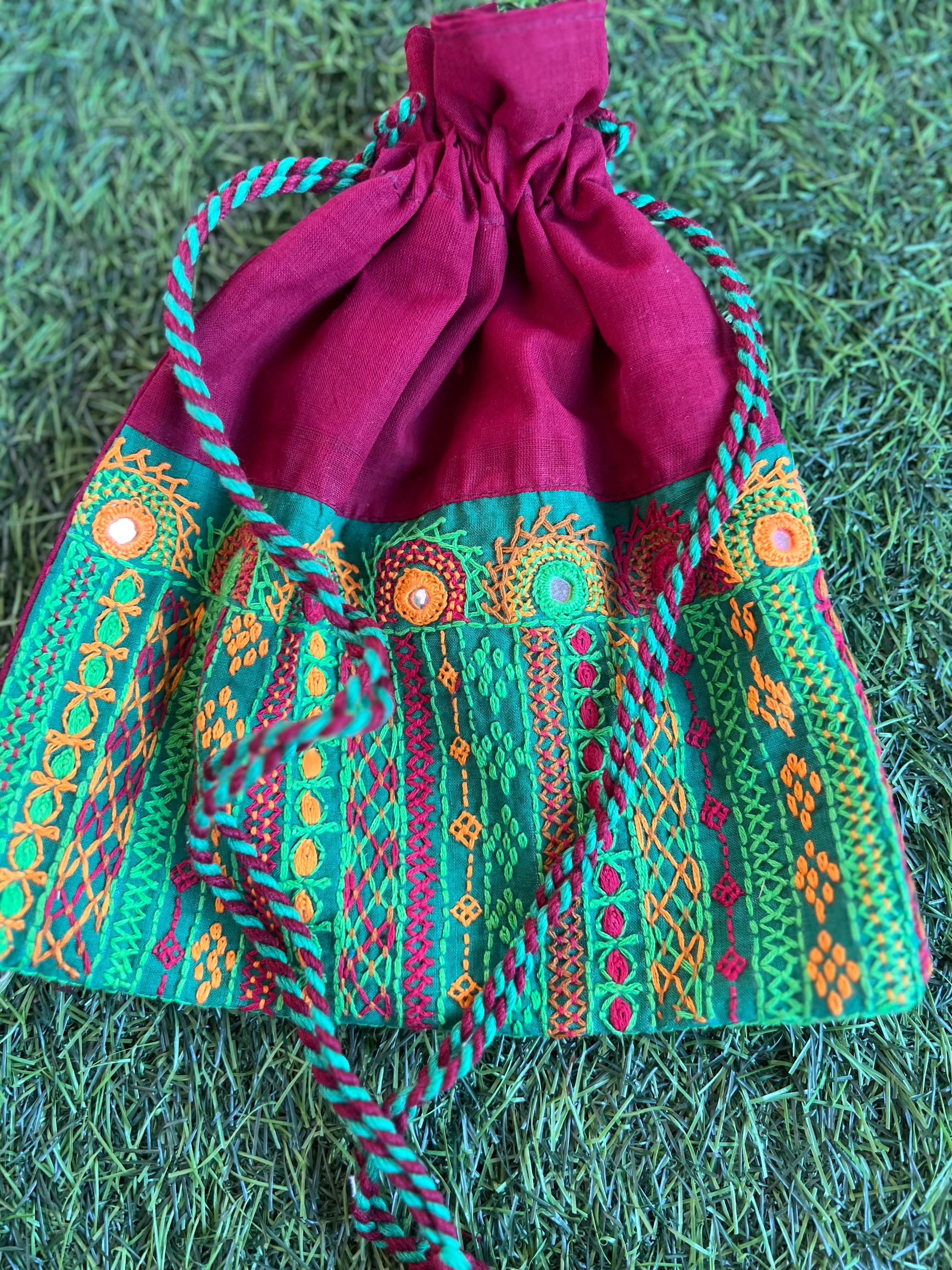 Cotton lambani potli bag