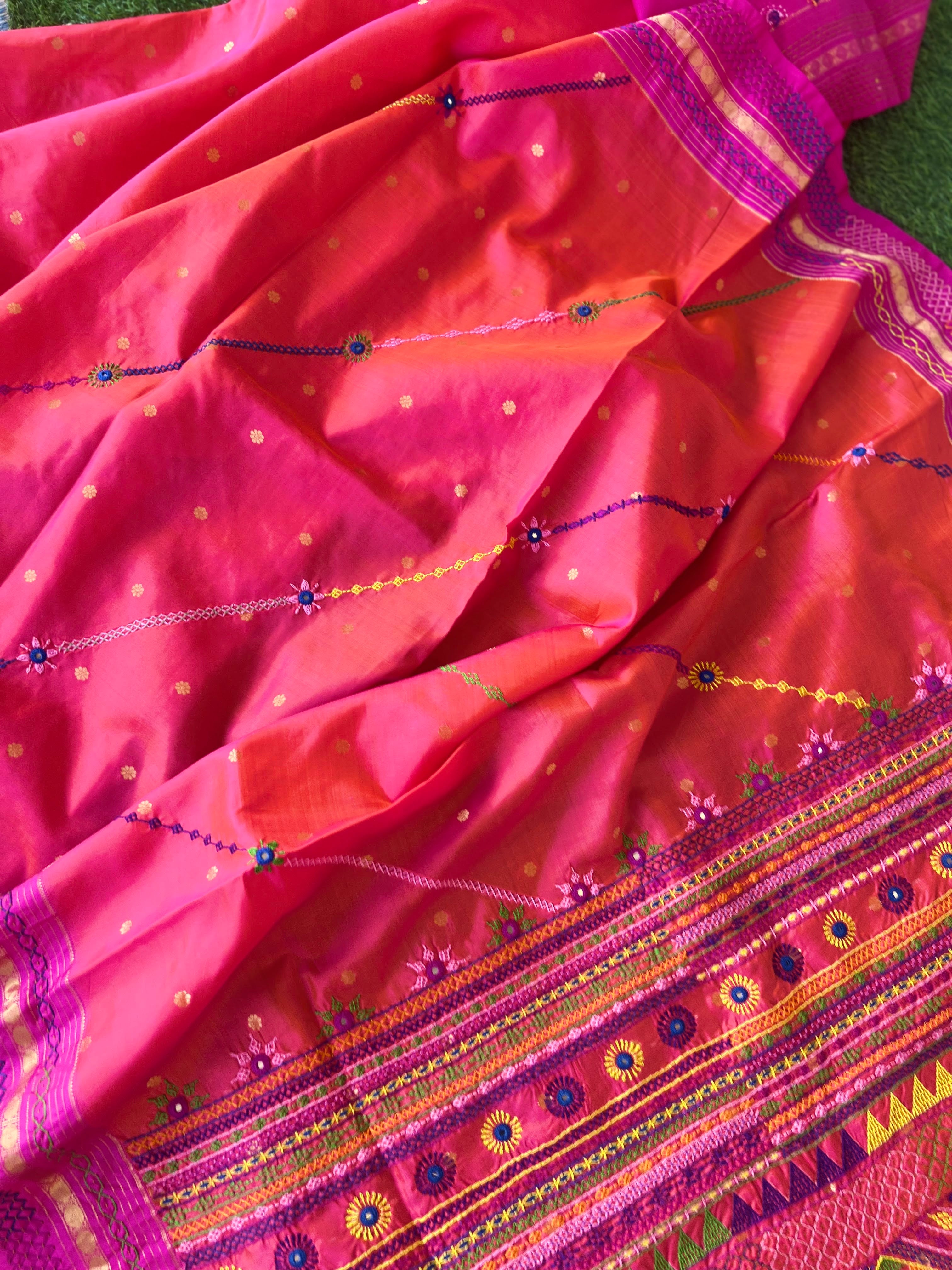 Molkalmuru silk lambani saree