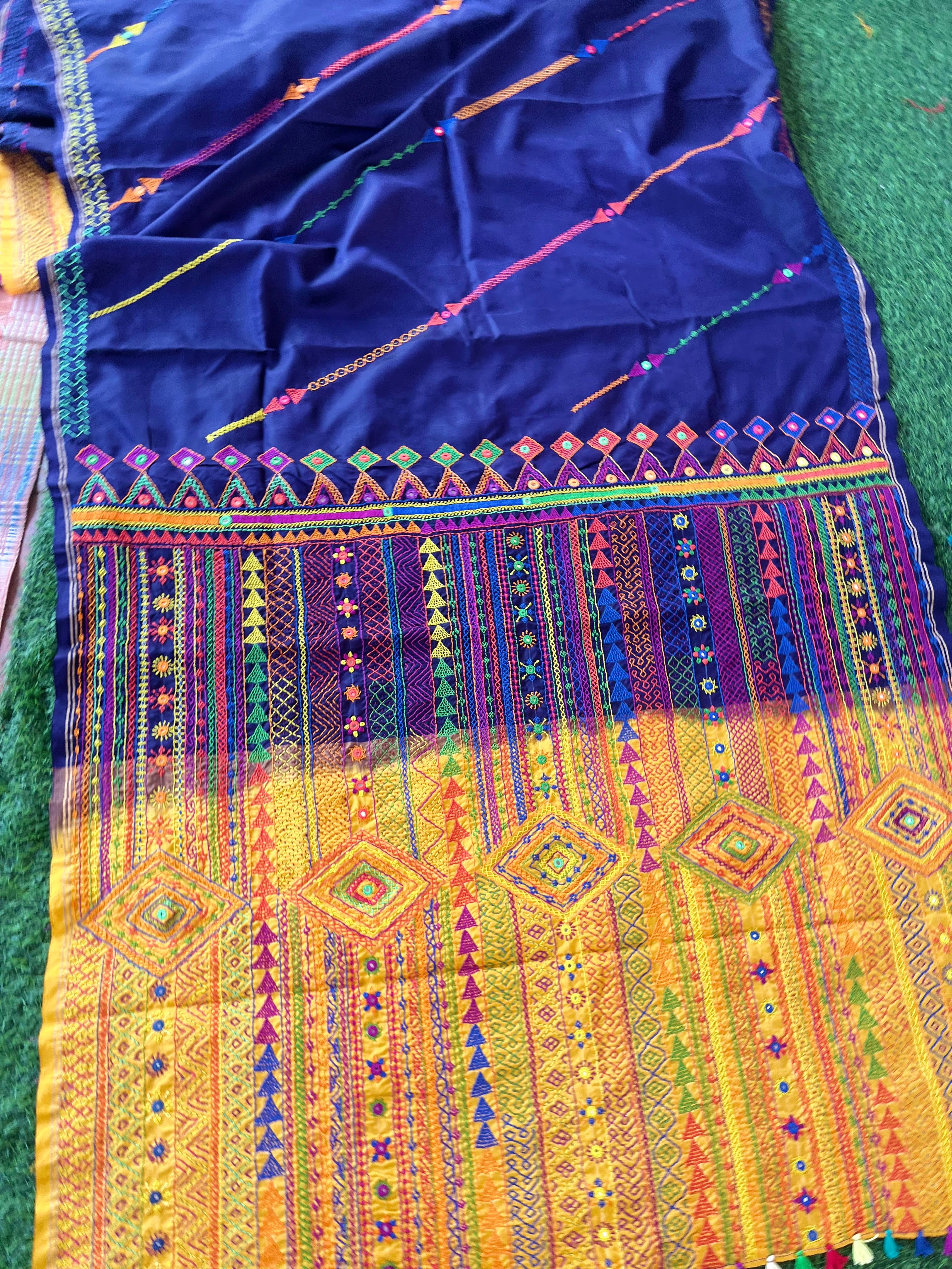 Molkalmuru silk lambani saree