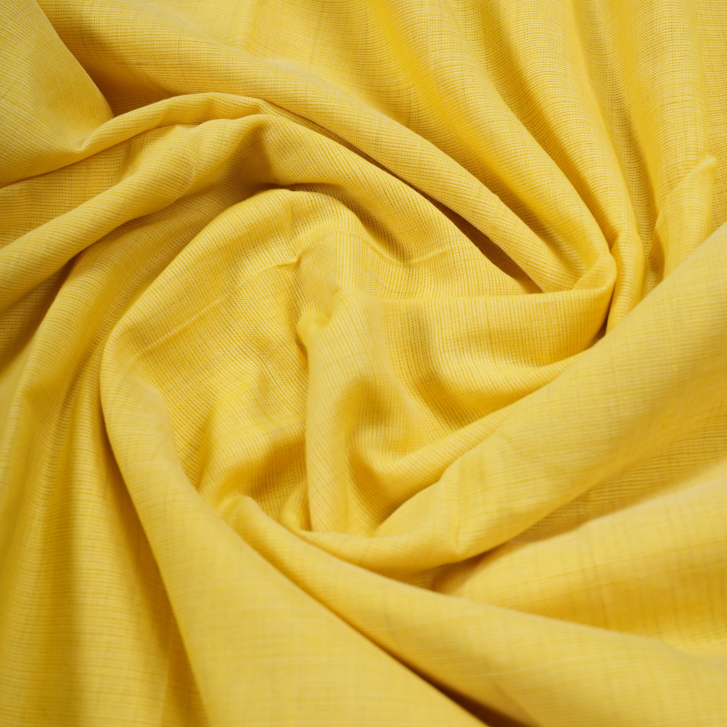 Sunshine Yellow with Purple Pallu Ilkal Cotton Silk Saree
