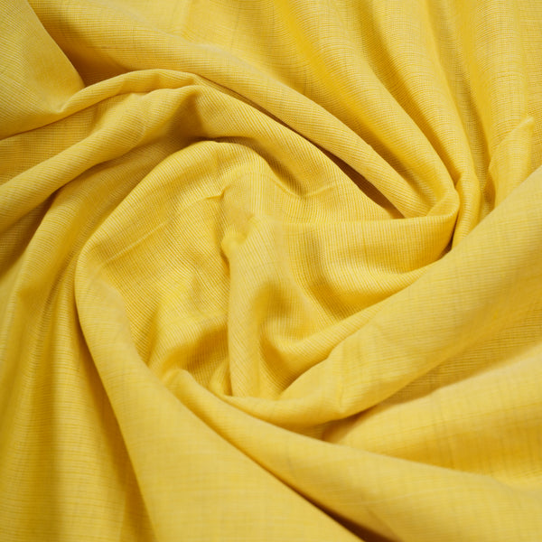 Sunshine Yellow with Purple Pallu Ilkal Cotton Silk Saree