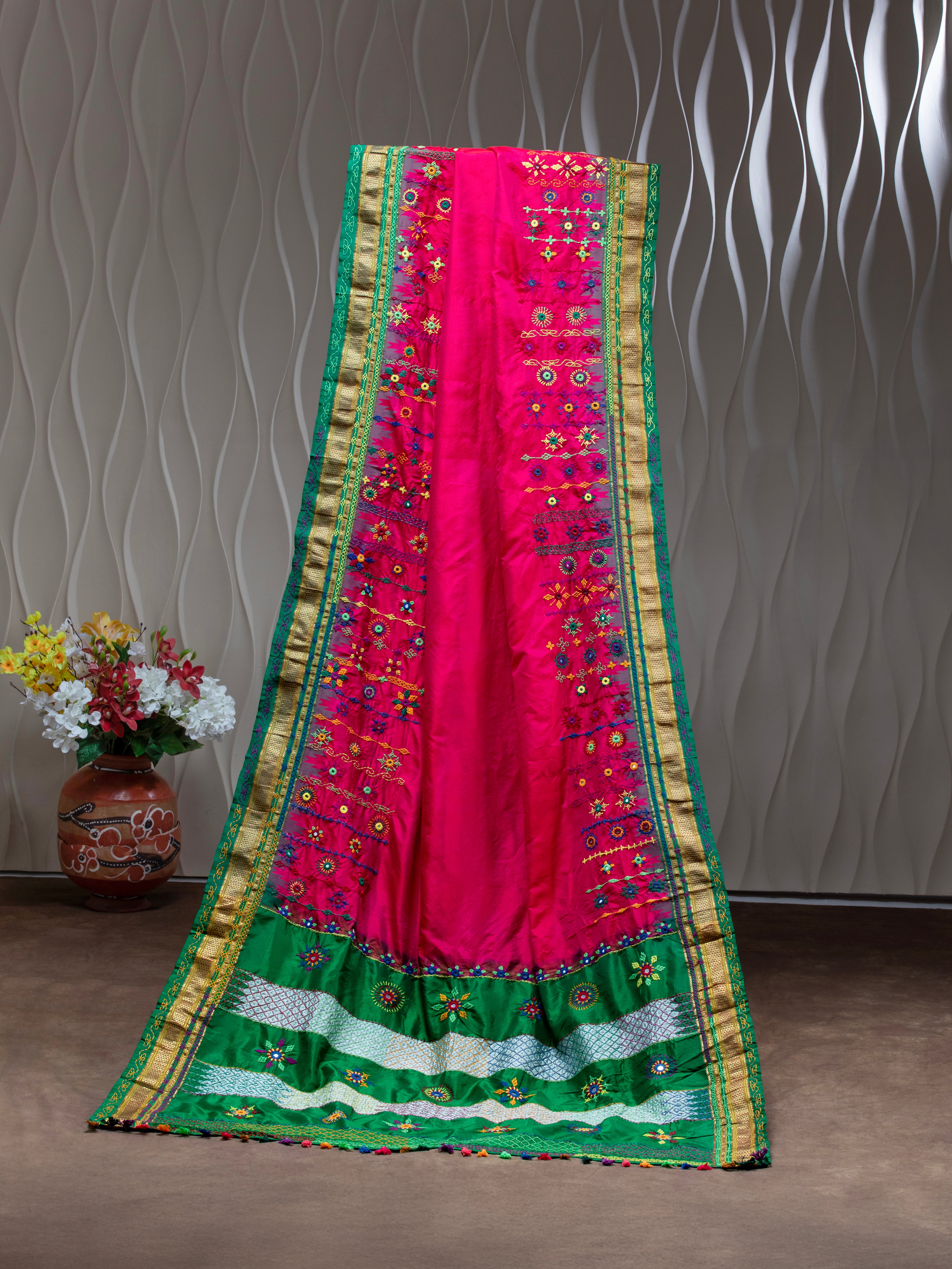 Lambani saree online | Handcrafted | silk saree