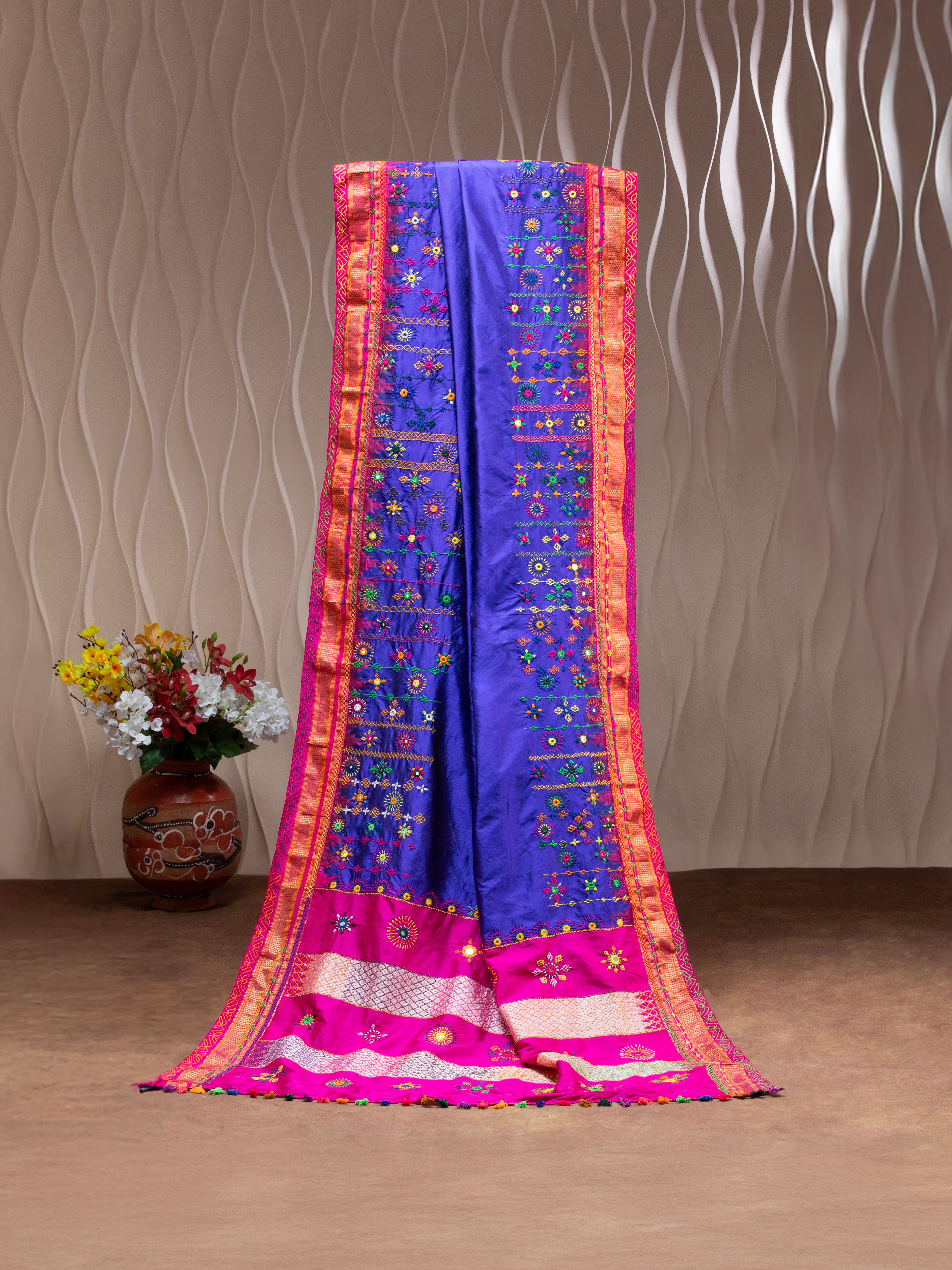 Lambani saree online | Handcrafted | silk saree