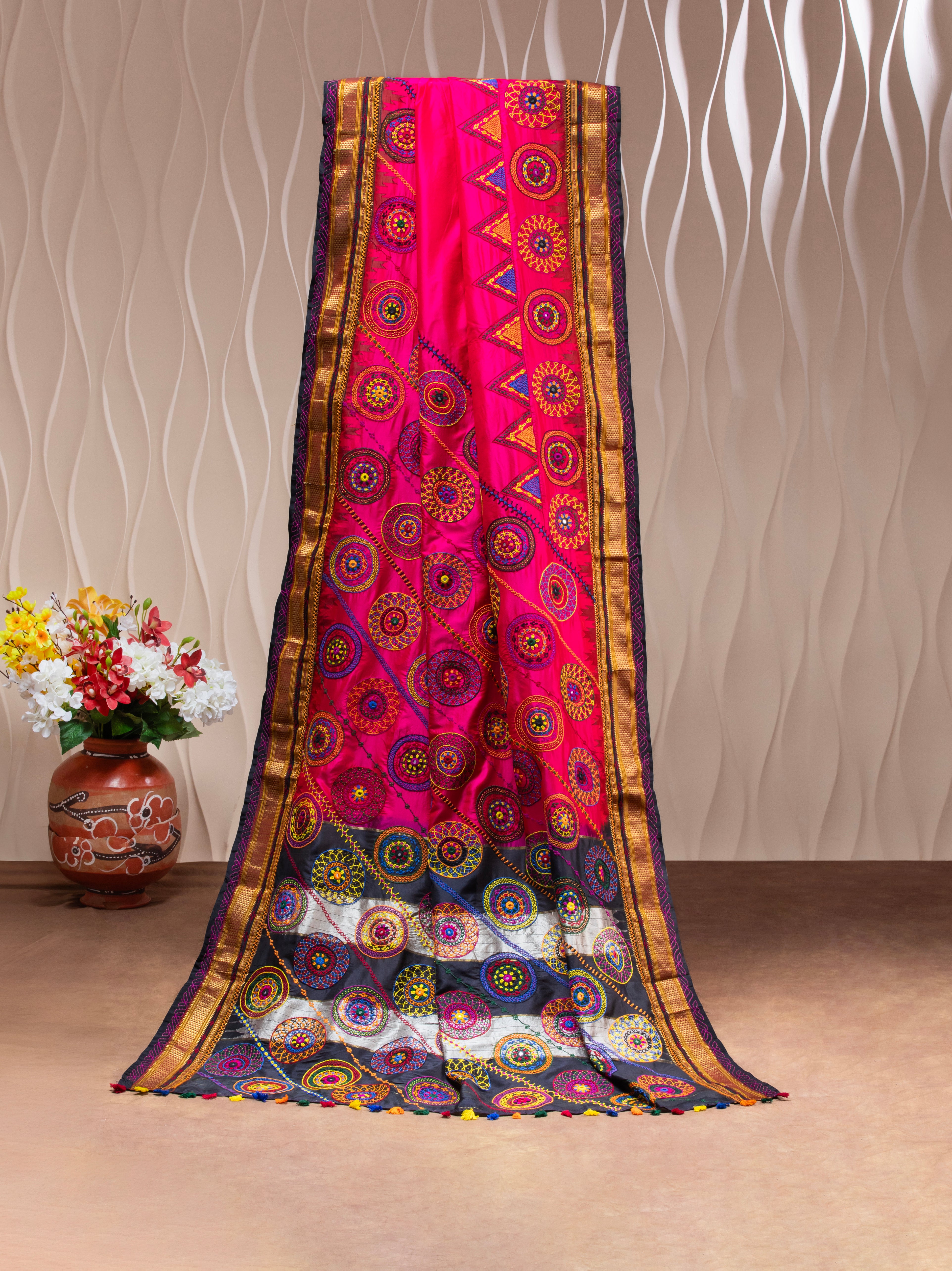 Lambani saree online | Handcrafted | silk saree