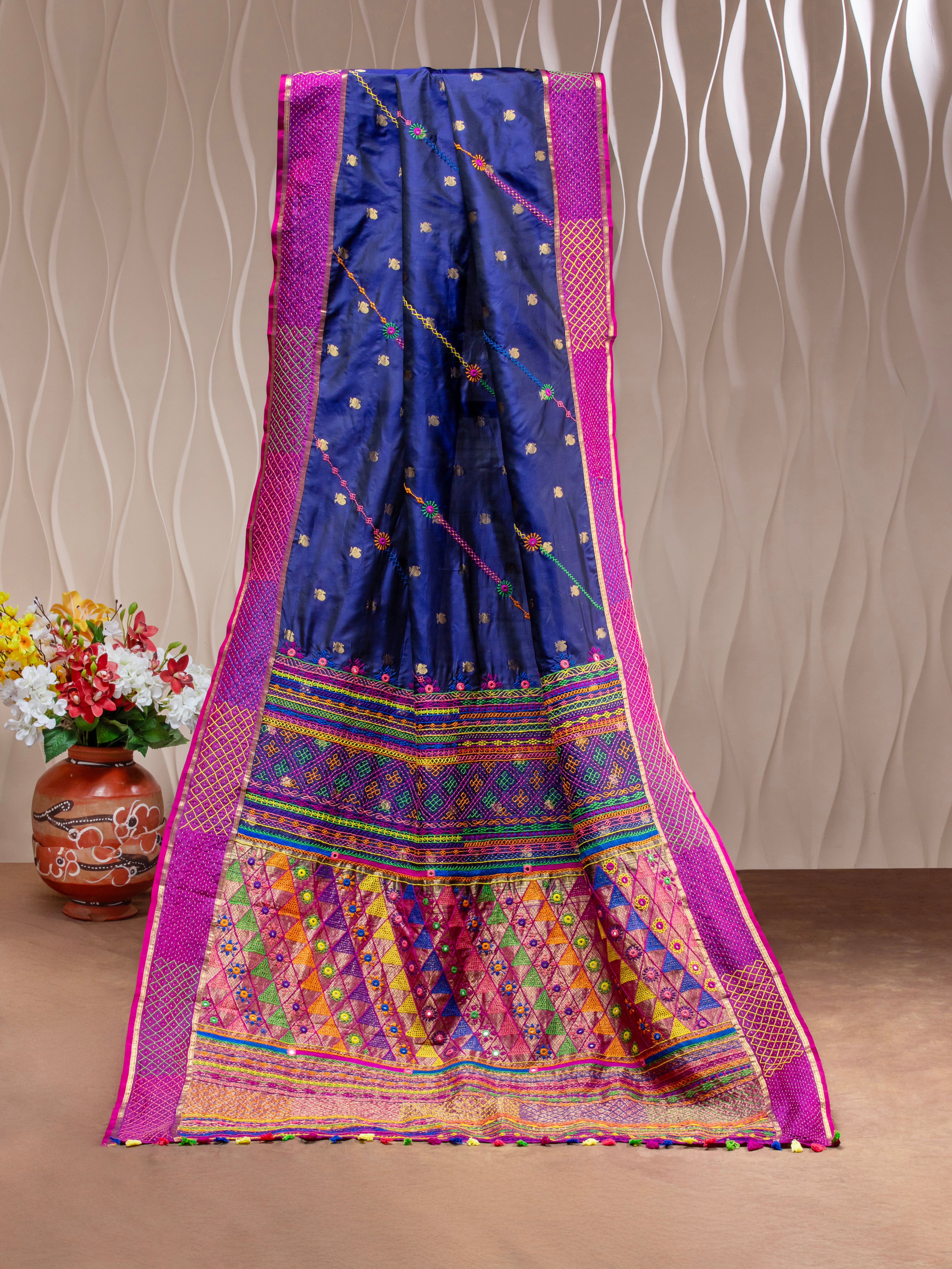 Lambani saree online | Handcrafted | silk saree