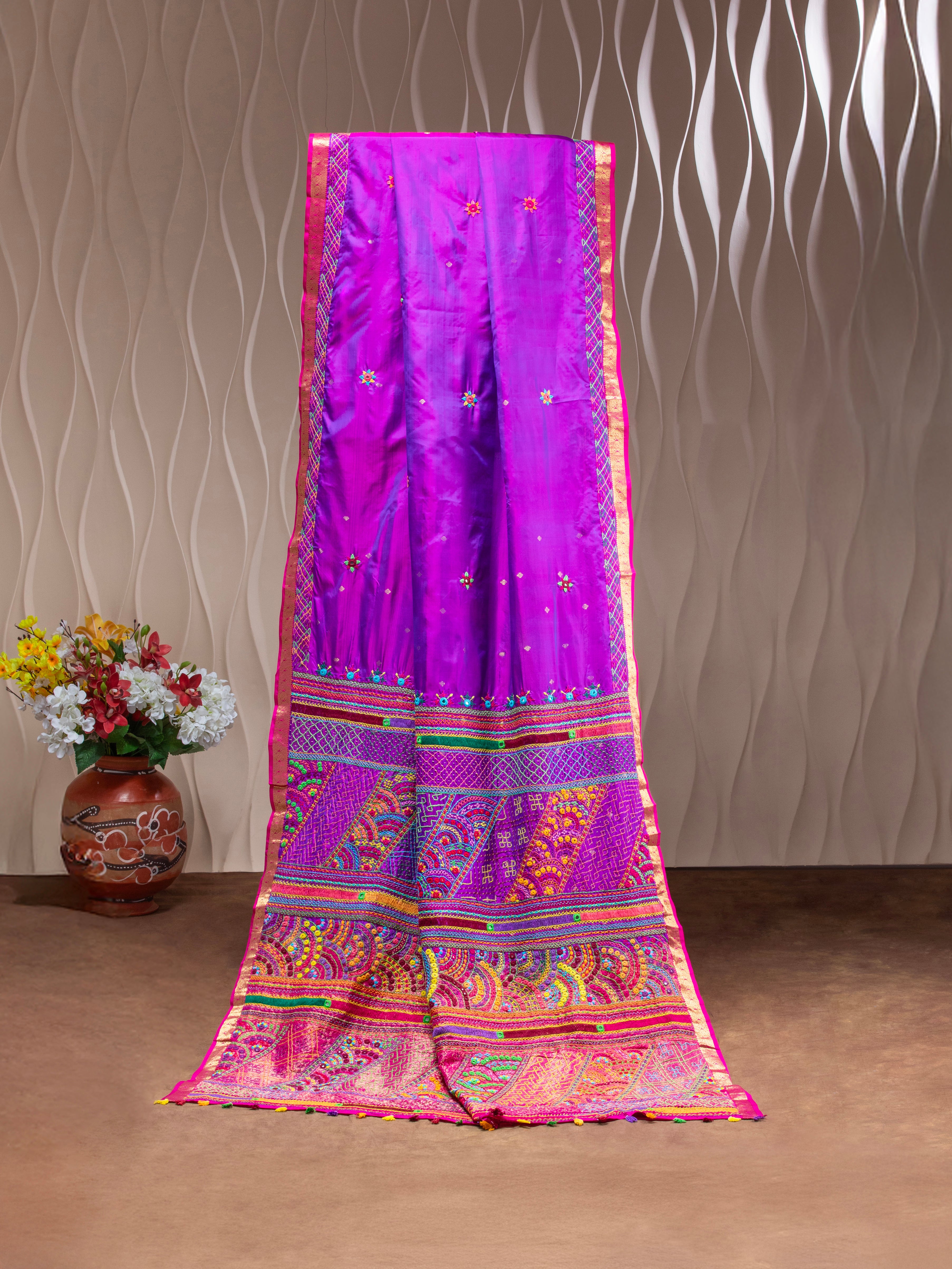 Lambani saree online | Handcrafted | silk saree